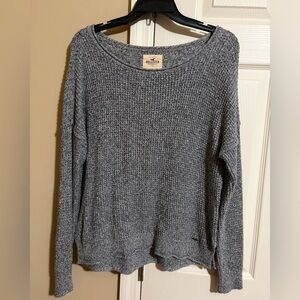 Hollister Women's Charcoal Knit Sweater